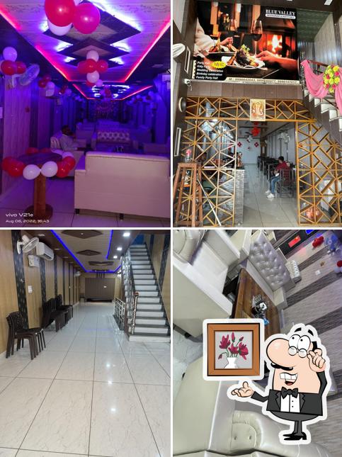 The interior of Blue Valley Party Hall & Restaurrant