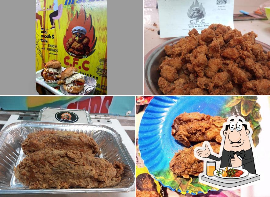 Food at C.F.C (Crispy Fried Chicken)