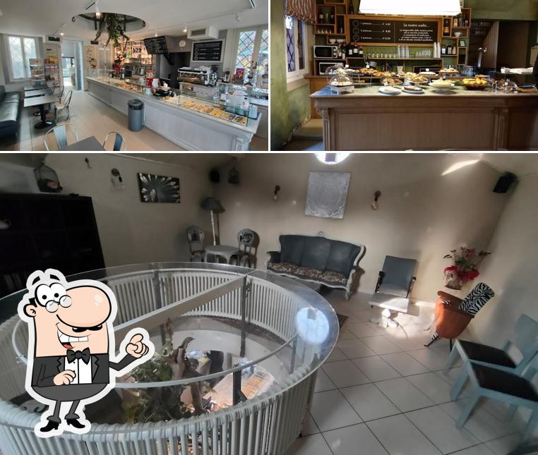 Gli interni di Chalet dei Giardini Pubblici