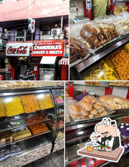 Food at Chandrika's Bakery and sweets