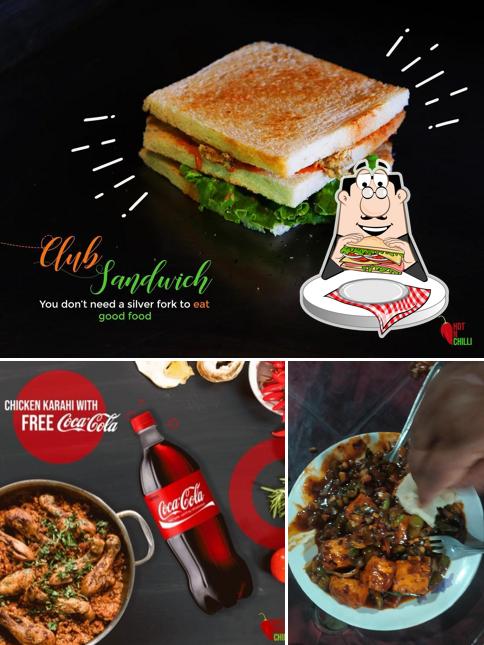 Club sandwich at Hot Chilli