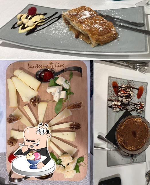 LANTERNA LIVE RESTAURANT AND PIZZA serve un'ampia gamma di dessert