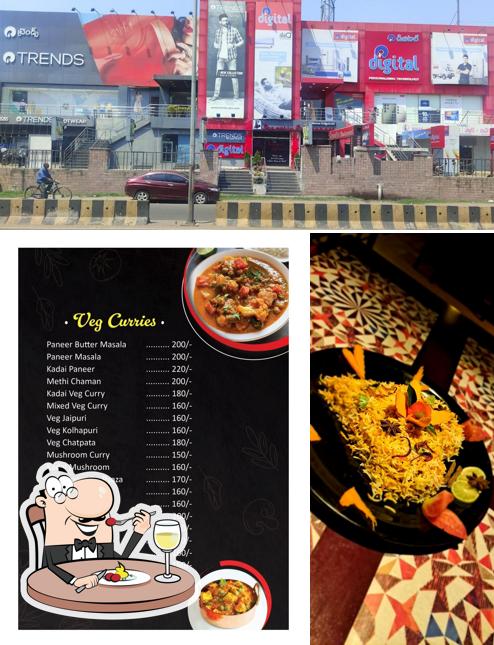 The photo of food and exterior at Senorita restaurant