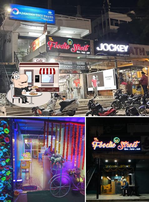 The exterior of The Foodie street
