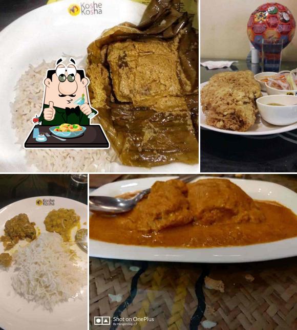 Food at Koshe Kosha, Rajarhat, Chinar Park