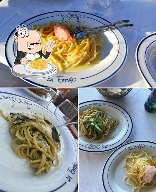 Spaghetti alla carbonara al Lo Scoglio