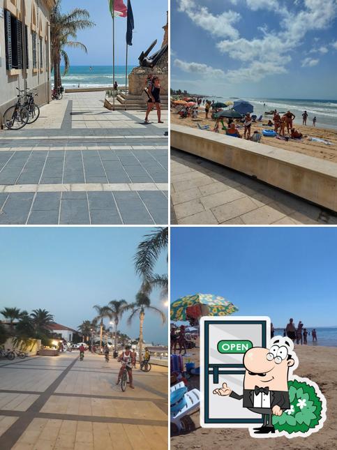 Puoi goderti l'aria fresca da seduto all'esterno di Laola Beach - Stabilimento Balneare Marina di Ragusa