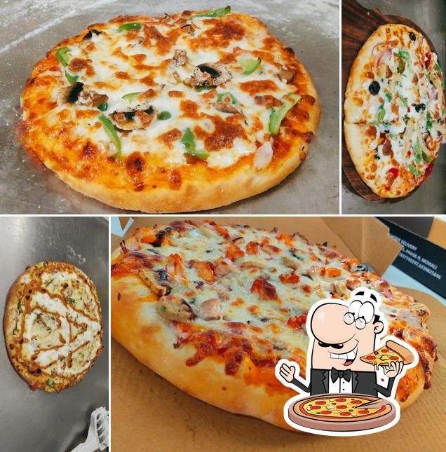 At Alvin Pizza Una (CD complex near HDFC bank), you can taste pizza