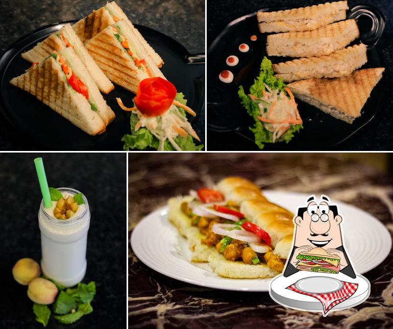 Club sandwich at Big daddy's cafe pizza burger sandwich espresso