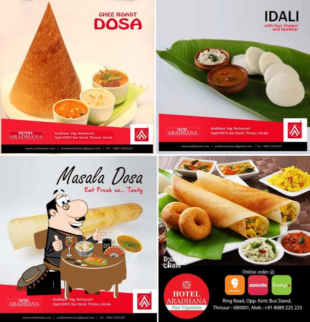 Meals at Aradhana Restaurant