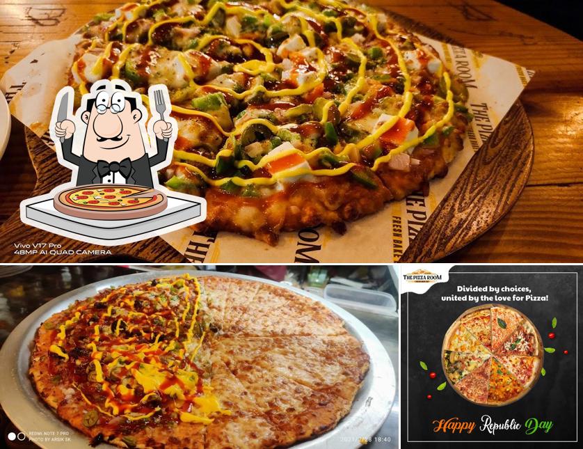Order pizza at THE PIZZA ROOM