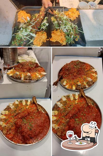 Food at New Zam zam restaurant