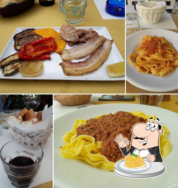 Spaghetti alla carbonara al Trattoria Dall’Olio