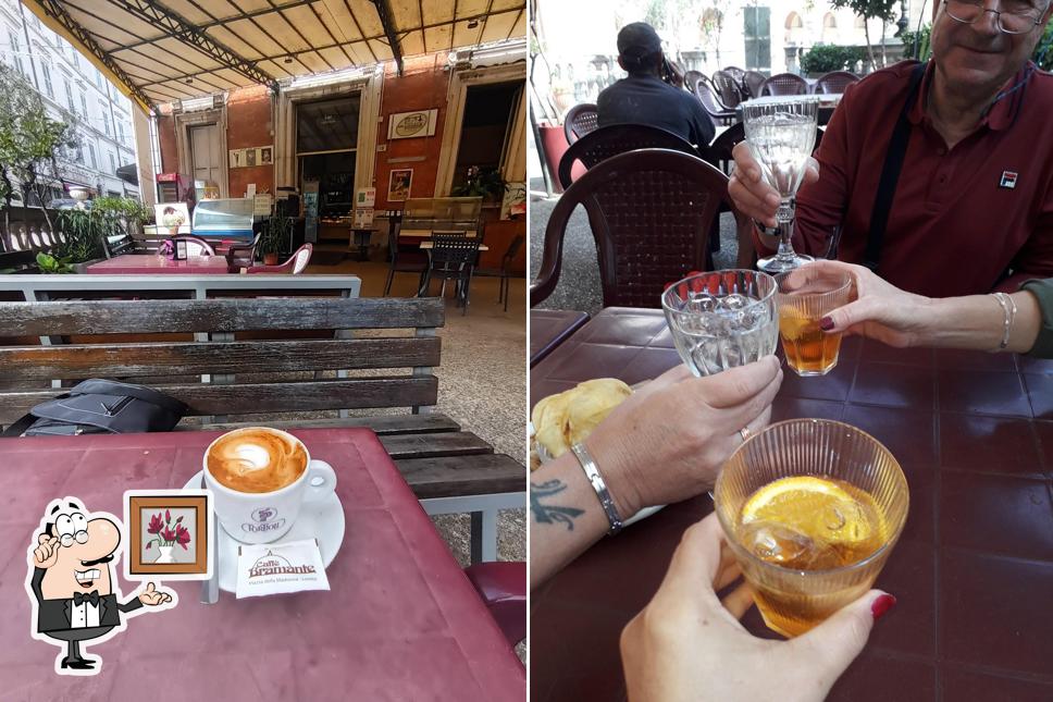 Gli interni di Caffè Bramante