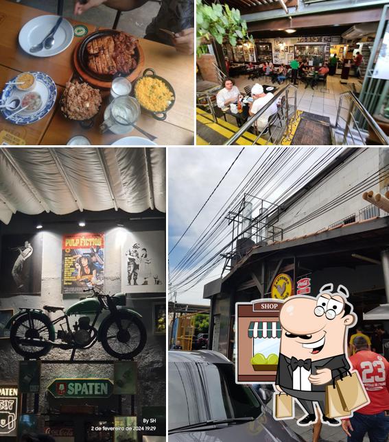 Desfrute da vista da área externa do Cantinho do Frango