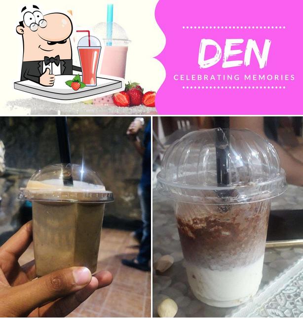 Enjoy a beverage at Den