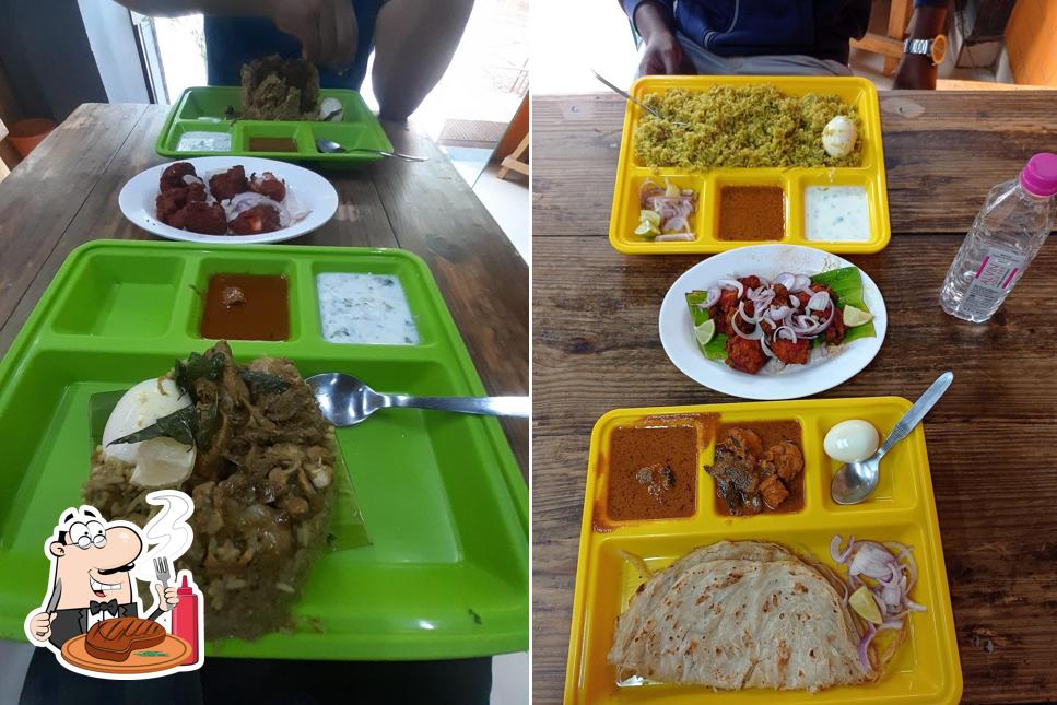 Donne Biryani Kuteera.. offers meat dishes