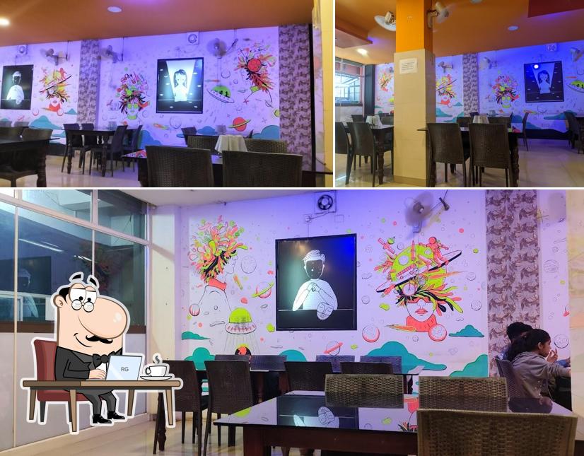 Take a seat at one of the tables at FAWKES Restaurant