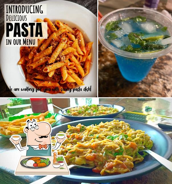 The restaurant's food and alcohol