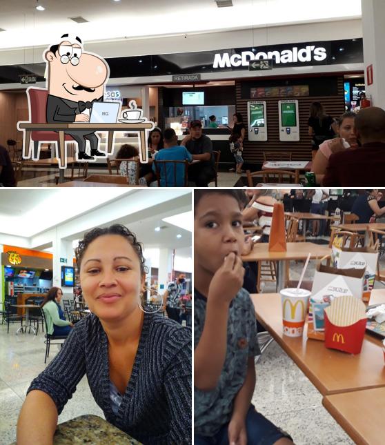 O interior do McDonald's