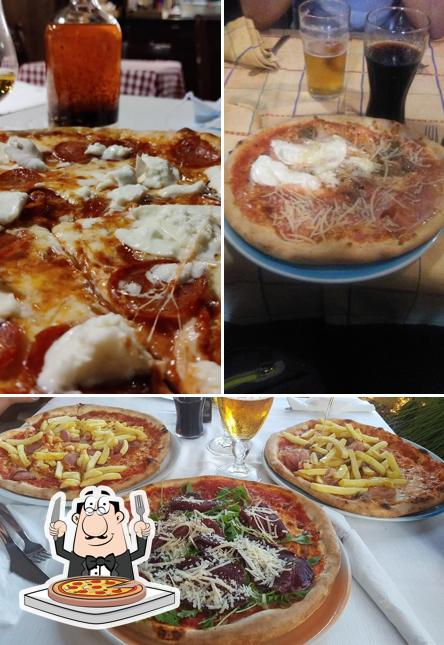 Prenditi una pizza a Albergo Isonzo Pizzeria Tre Stelle