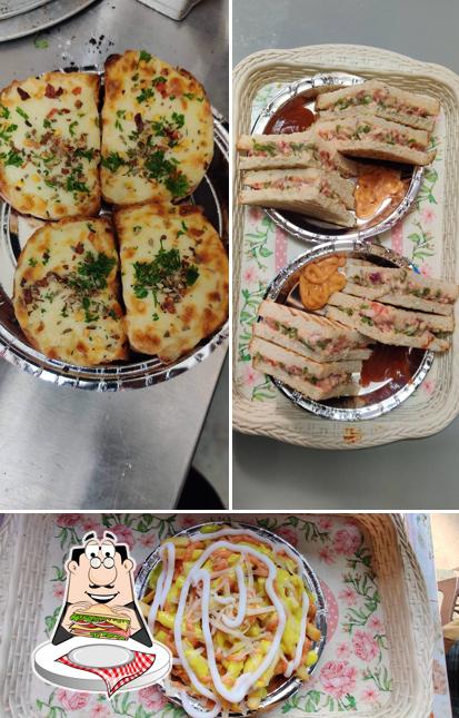 Club sandwich at Eat & bite
