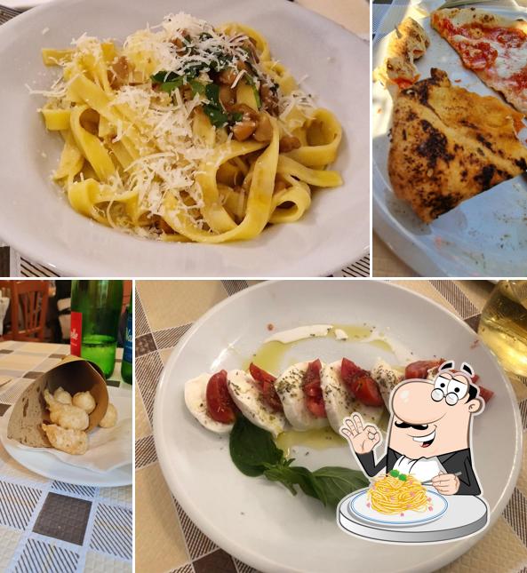 Spaghetti alla carbonara al S.lucia Pizzeria Trattoria