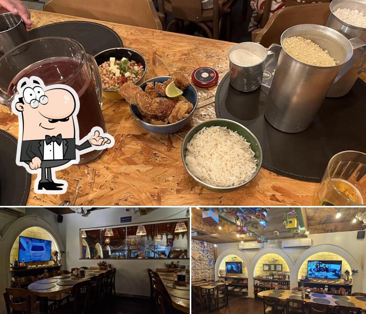 Esta é a imagem apresentando interior e comida no Restaurante Ver O Açaí - Umarizal