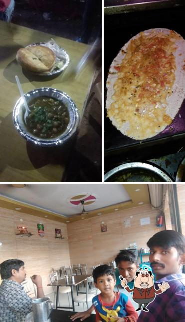 South Indian Anna Dosa is distinguished by food and dining table