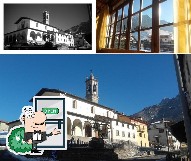 Goditi la vista dall'area esterna di Albergo Ristorante Luisella