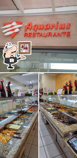 O interior do Aquarius Restaurante