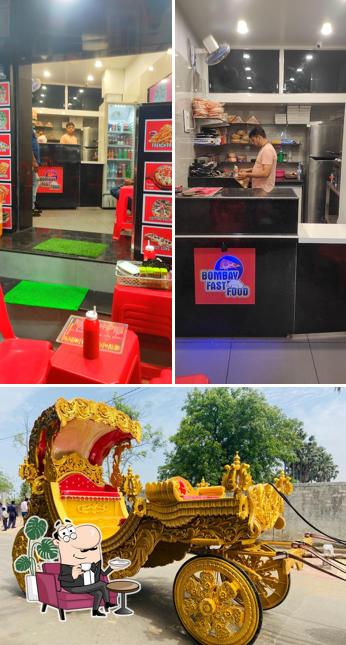 Bombay fast food is distinguished by interior and exterior