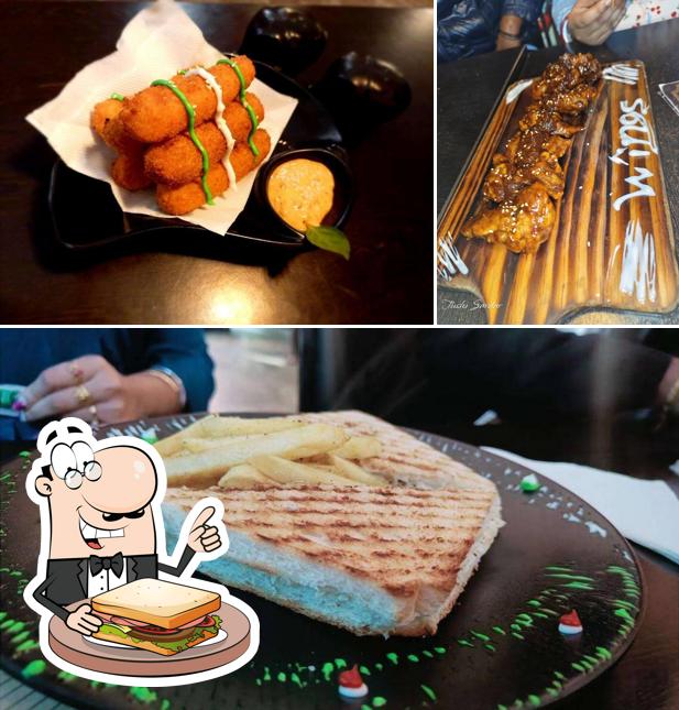 Grilled cheese sandwich at Coffee n Chill