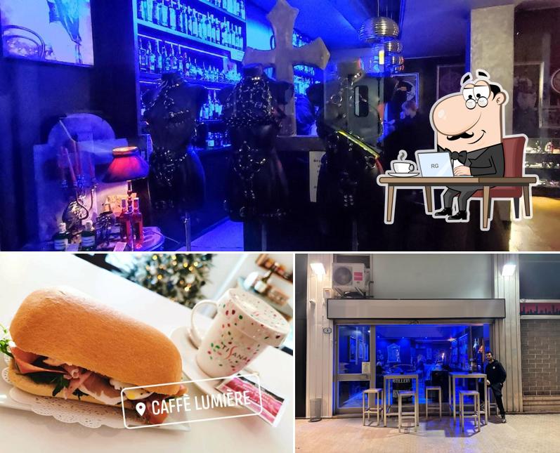 La immagine della interni e cibo di Café Lumière