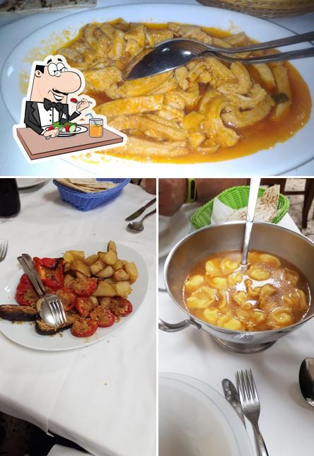 Cibo al Trattoria Il Merlo