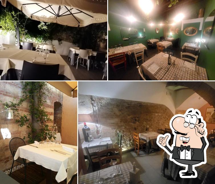 Gli interni di La Cantina del 15