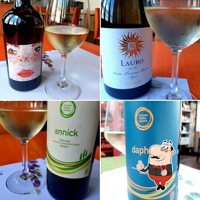 È gradevole godersi un bicchiere di vino a amorevinipisa