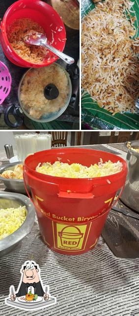 Food at Red Bucket Biryani