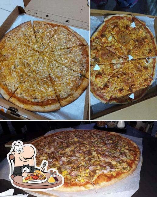 Pick pizza at Pizza Cafe (ABC Farms)