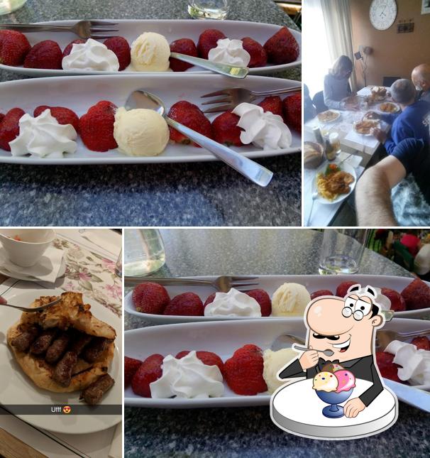 Гаги propose une variété de desserts