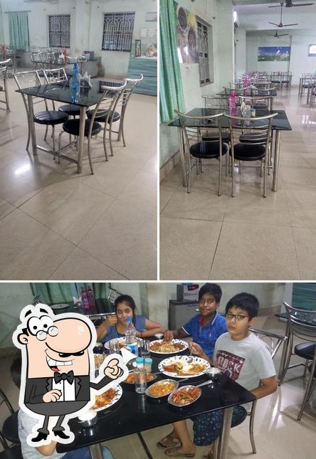 The interior of Hotel Abhiram INN