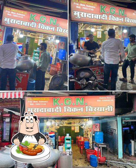 Food at K.G.N muradabadi chicken biryani center