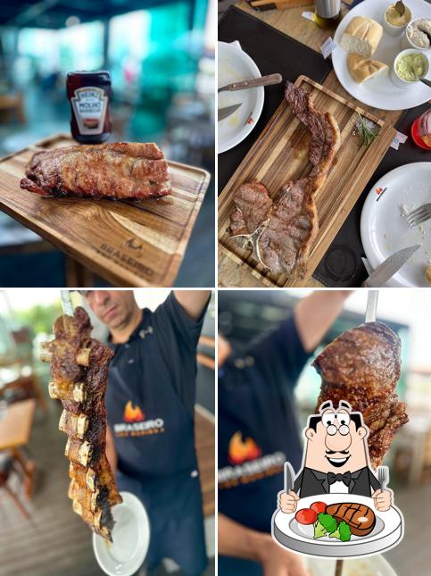 Bife em Restaurante Braseiro da Marina