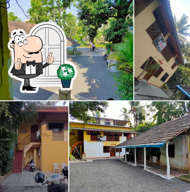 Enjoy the view at the outside area of Saikrupa Cottage, Alibag