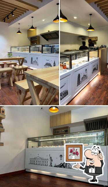 The interior of The Baking Society - Keeranatham