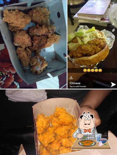 Chicken wings at American Style Fried