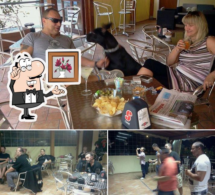 Gli interni di Barcelona Cafe'