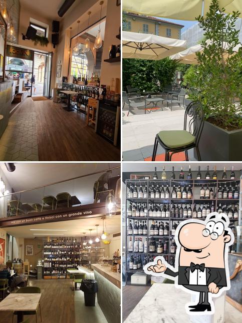 Gli interni di 100 Vini Caffè la Brasilera