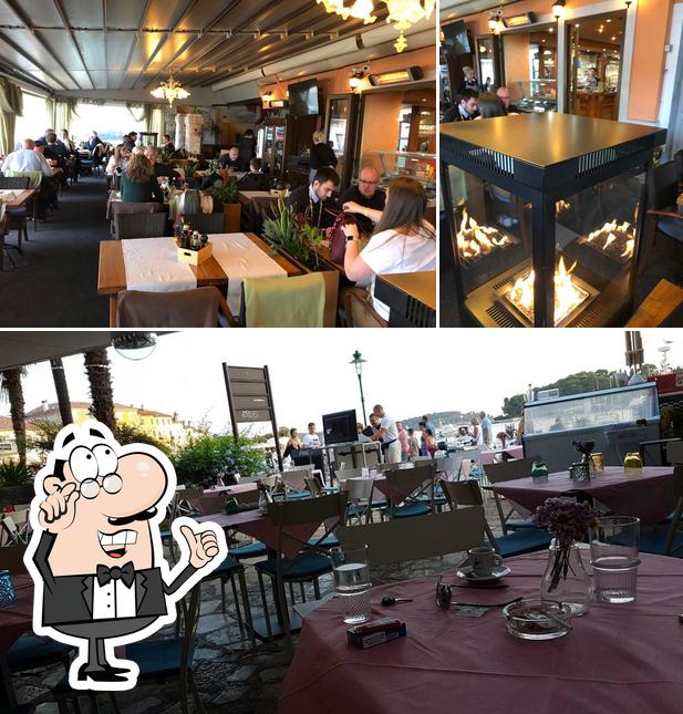 Gli interni di Bistro Riva