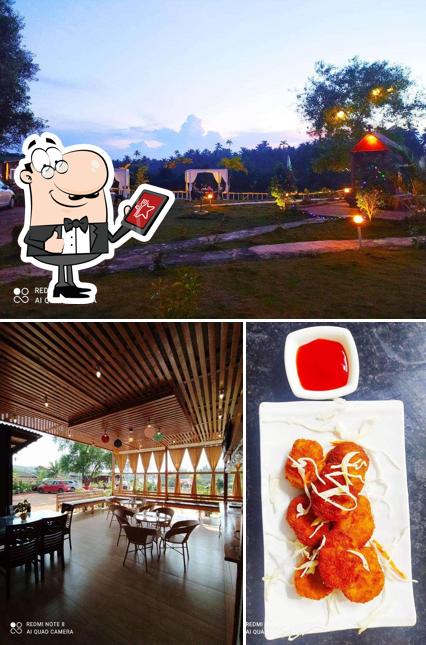 Among various things one can find exterior and food at Bliss Water Resort
